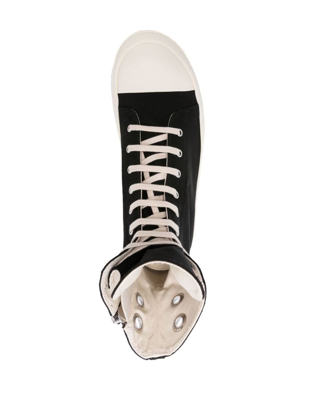 high-top cotton sneakers - 4