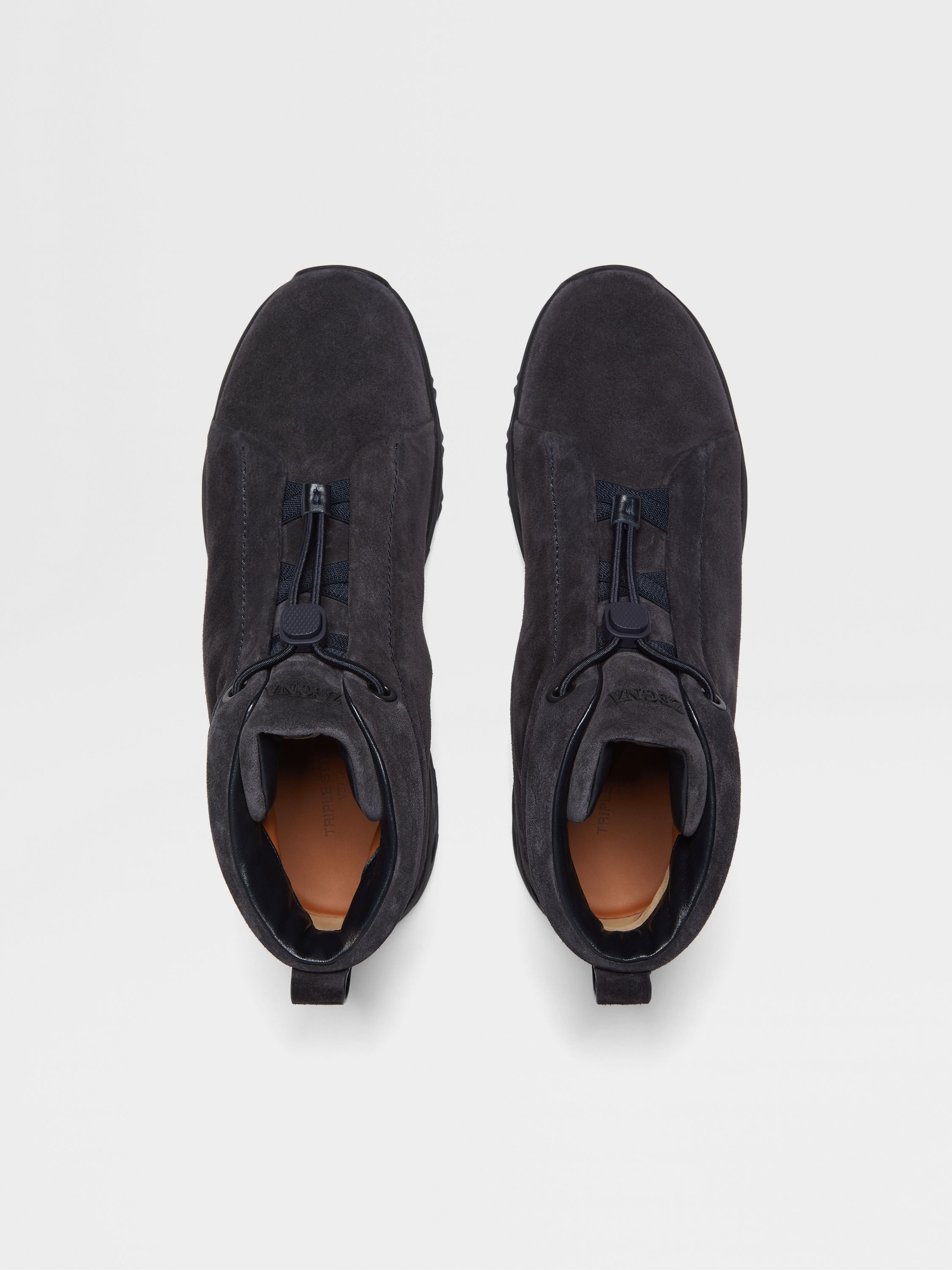 NAVY BLUE SUEDE TRIPLE STITCH™ VETTA SNEAKERS - 3