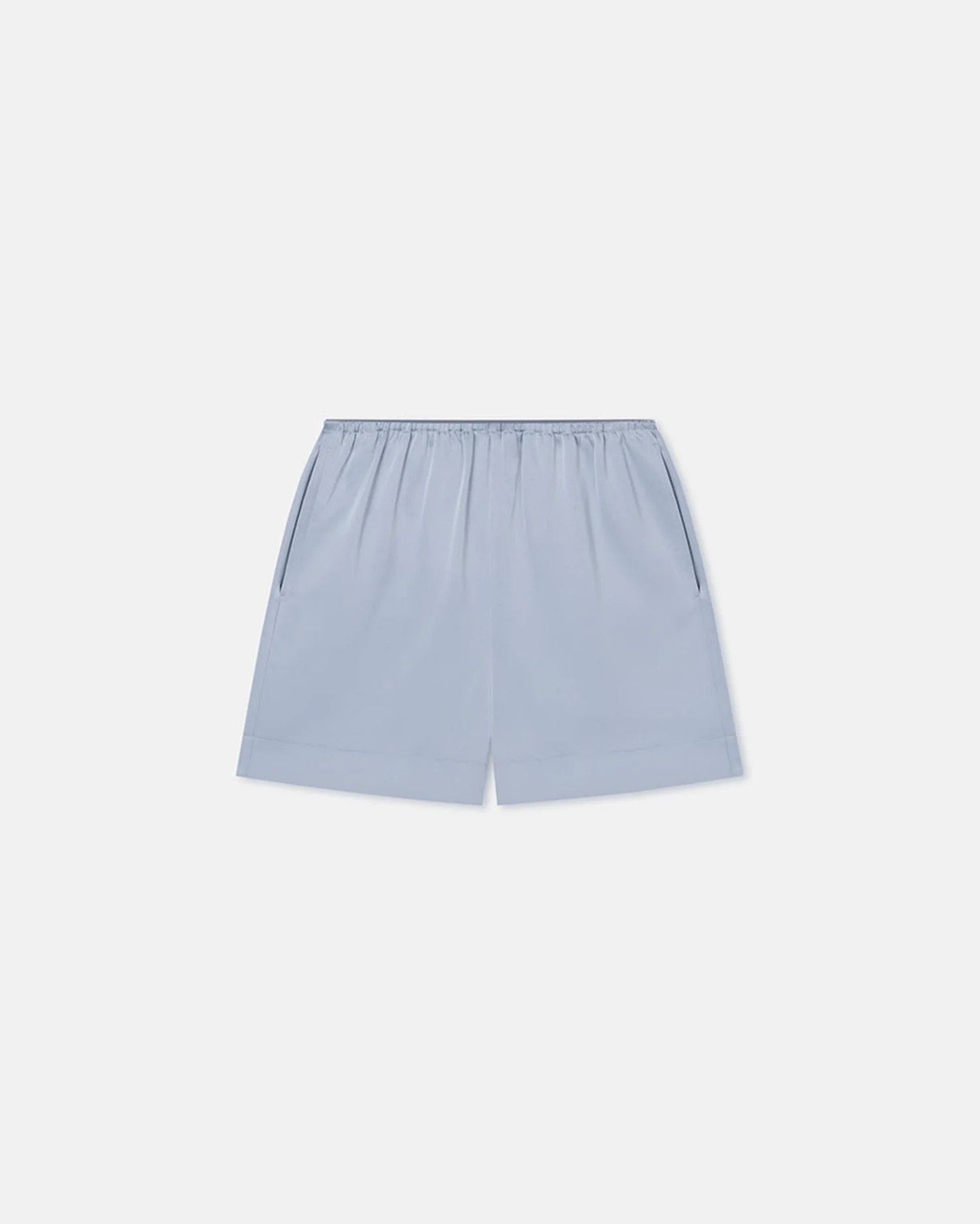 Tailored Slip Satin Shorts - 1