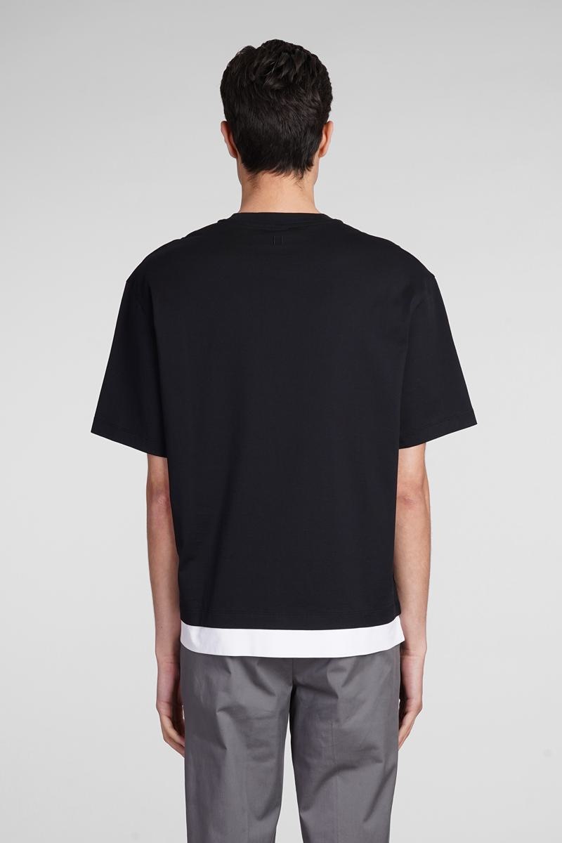 Tシャツ・カットソー NEIL BARRETT Men Tops 399799 MY70266A Y521 Black Neil Barrett Neil Barrett T-Shirt | baltini | REVERSIBLE