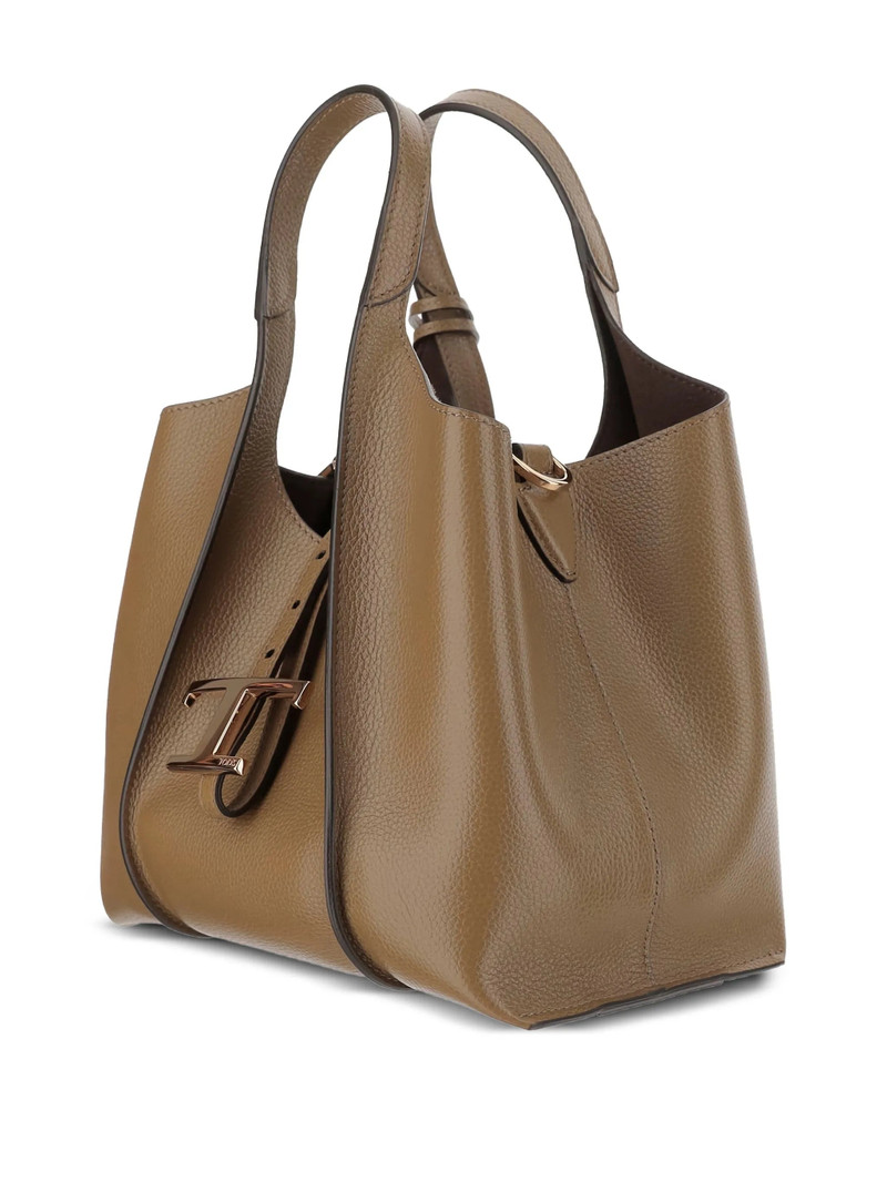 Tod's Leather T-buckle Shoulder Bag 4