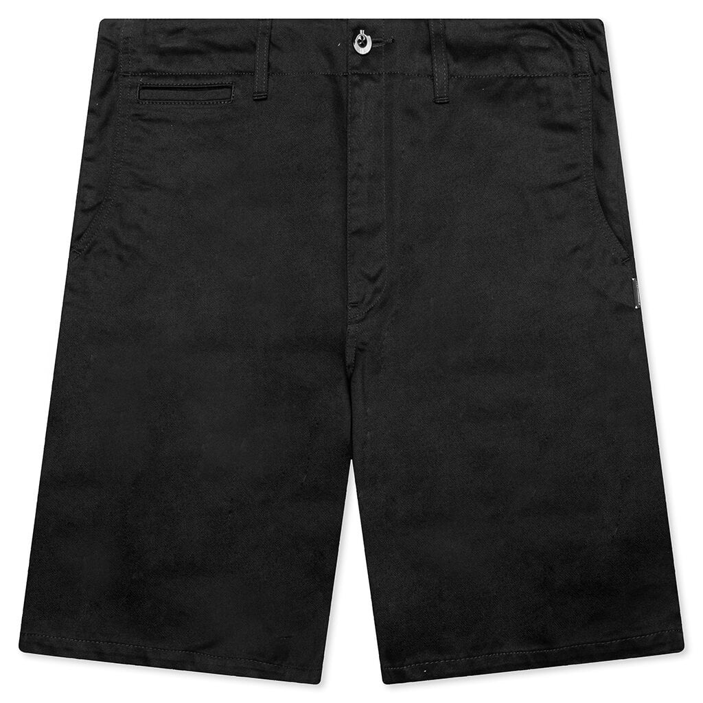 CLASSIC CHINO SHORT PANTS - BLACK - 1