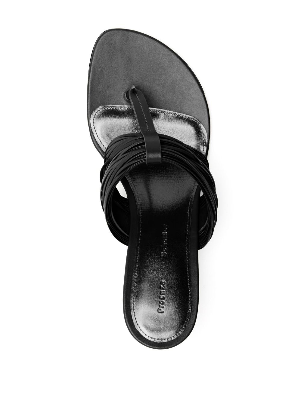 pleated-detail heeled sandals - 4