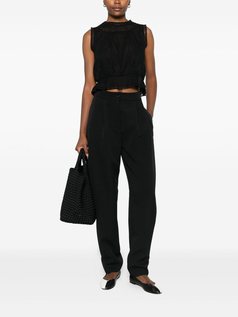 DÔEN Lilibet lace-trimmed sleeveless top outlook