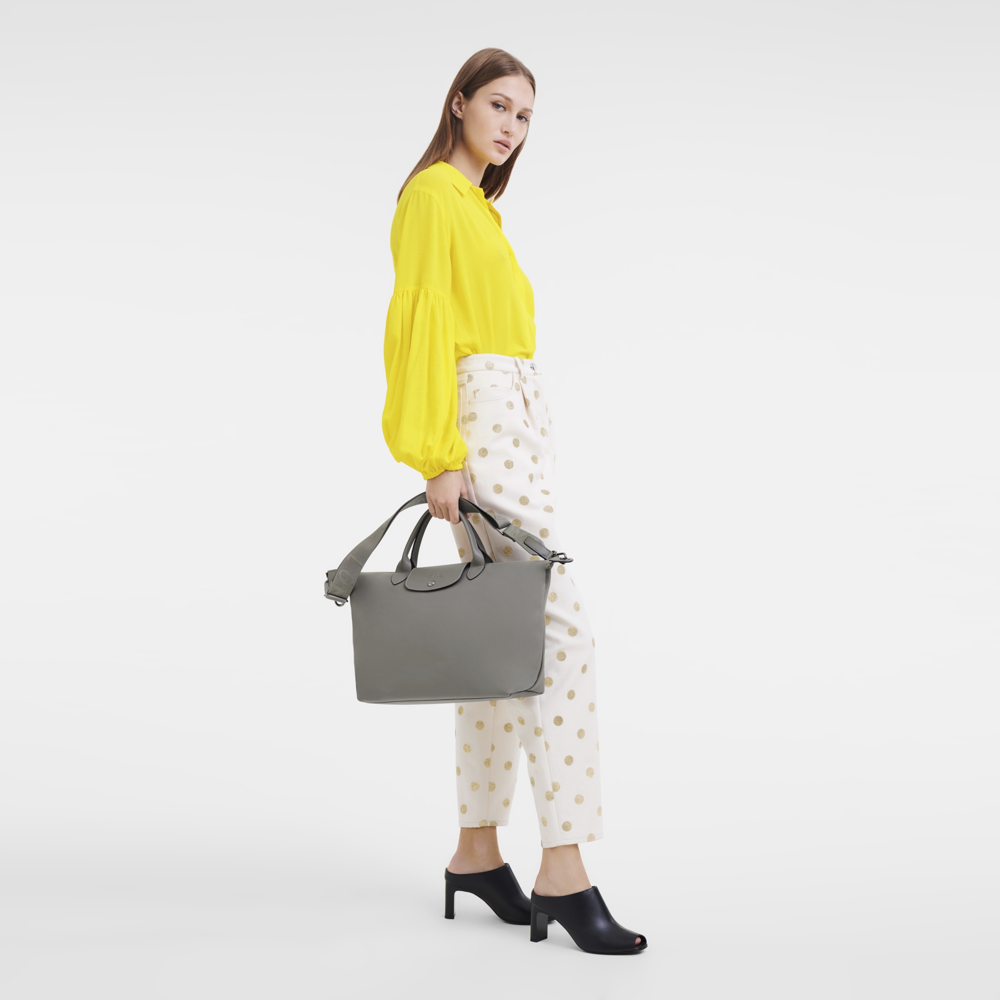 Le Pliage Xtra L Handbag Turtledove - Leather - 2