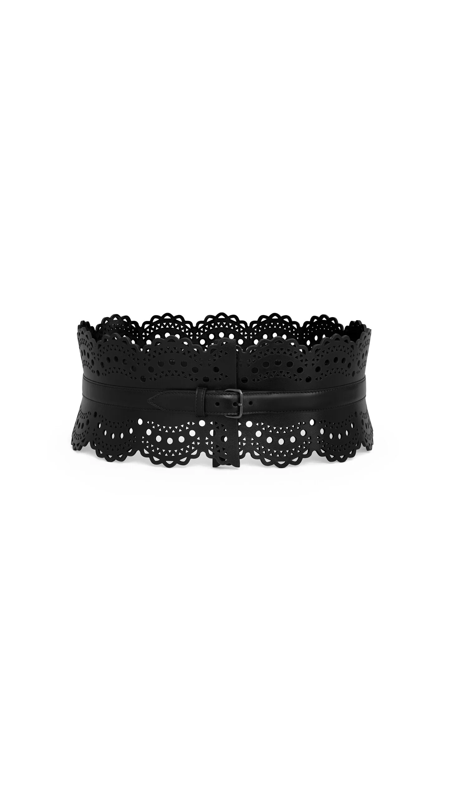 BUSTIER BELT IN VIENNE WAVE CALFSKIN - 1