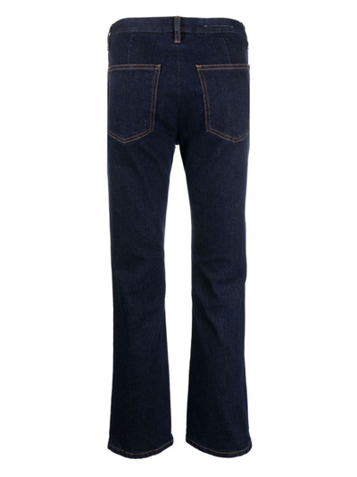 MM6 Maison Margiela mid-rise straight-leg jeans outlook
