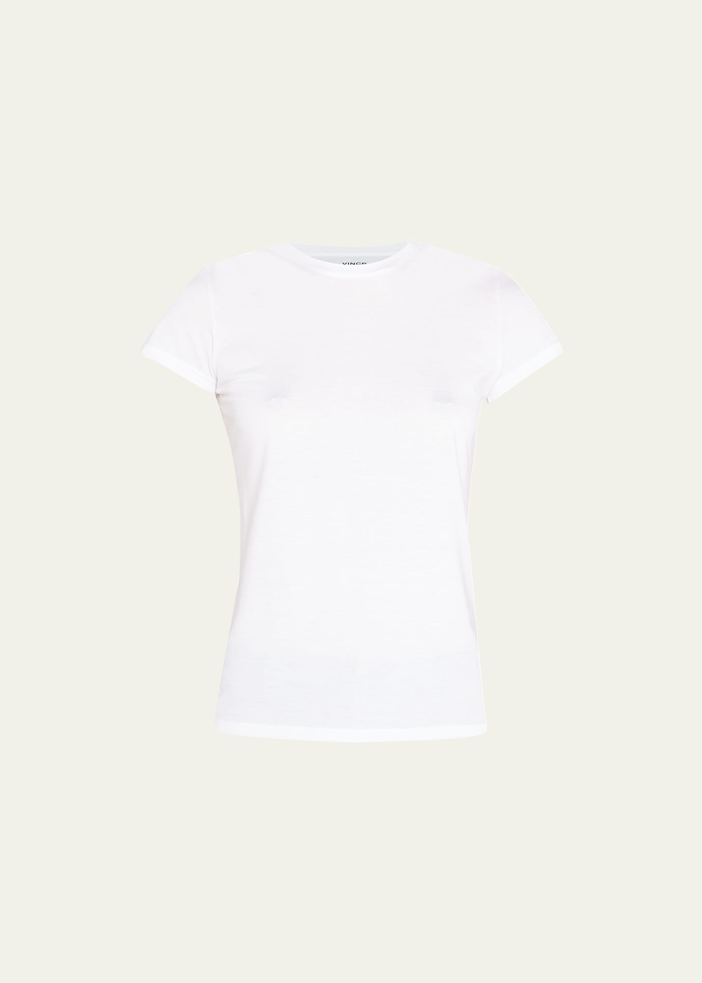 Essential Crewneck Pima Cotton Tee - 1