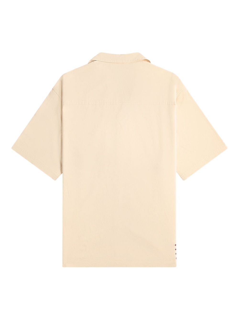 logo-embroidered shirt - 5