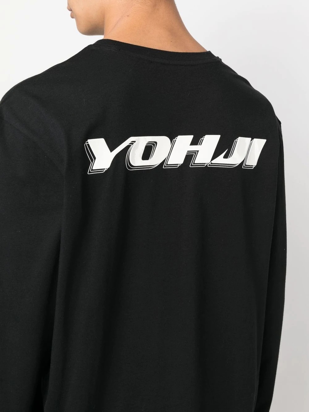 logo-print long-sleeve top - 5