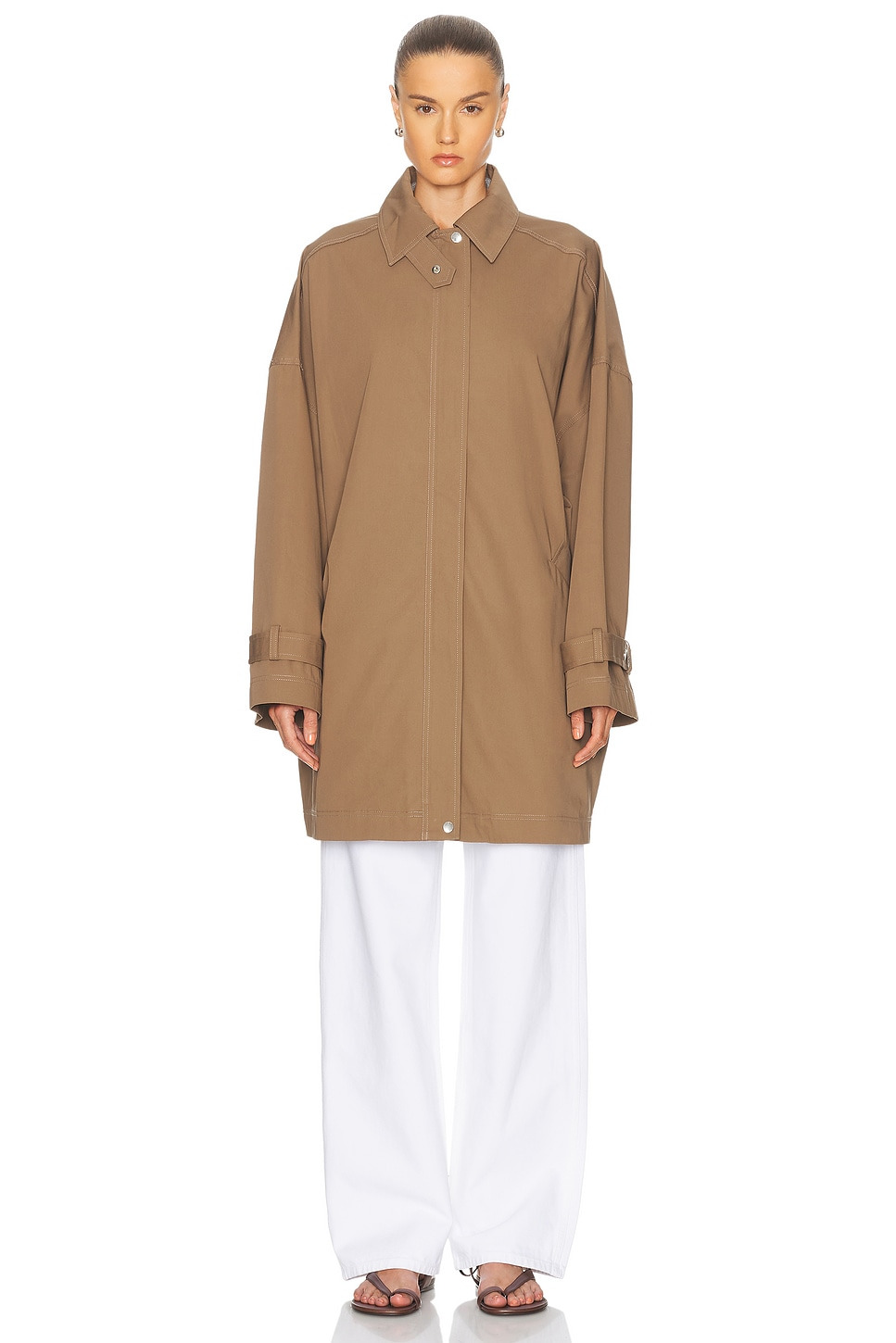Oversized Trench Jacket - 2