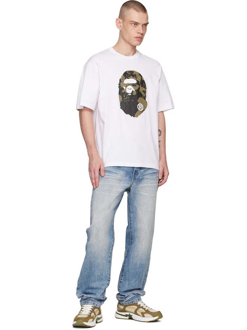 A BATHING APE® Khaki Shark STA #2 Sneakers outlook