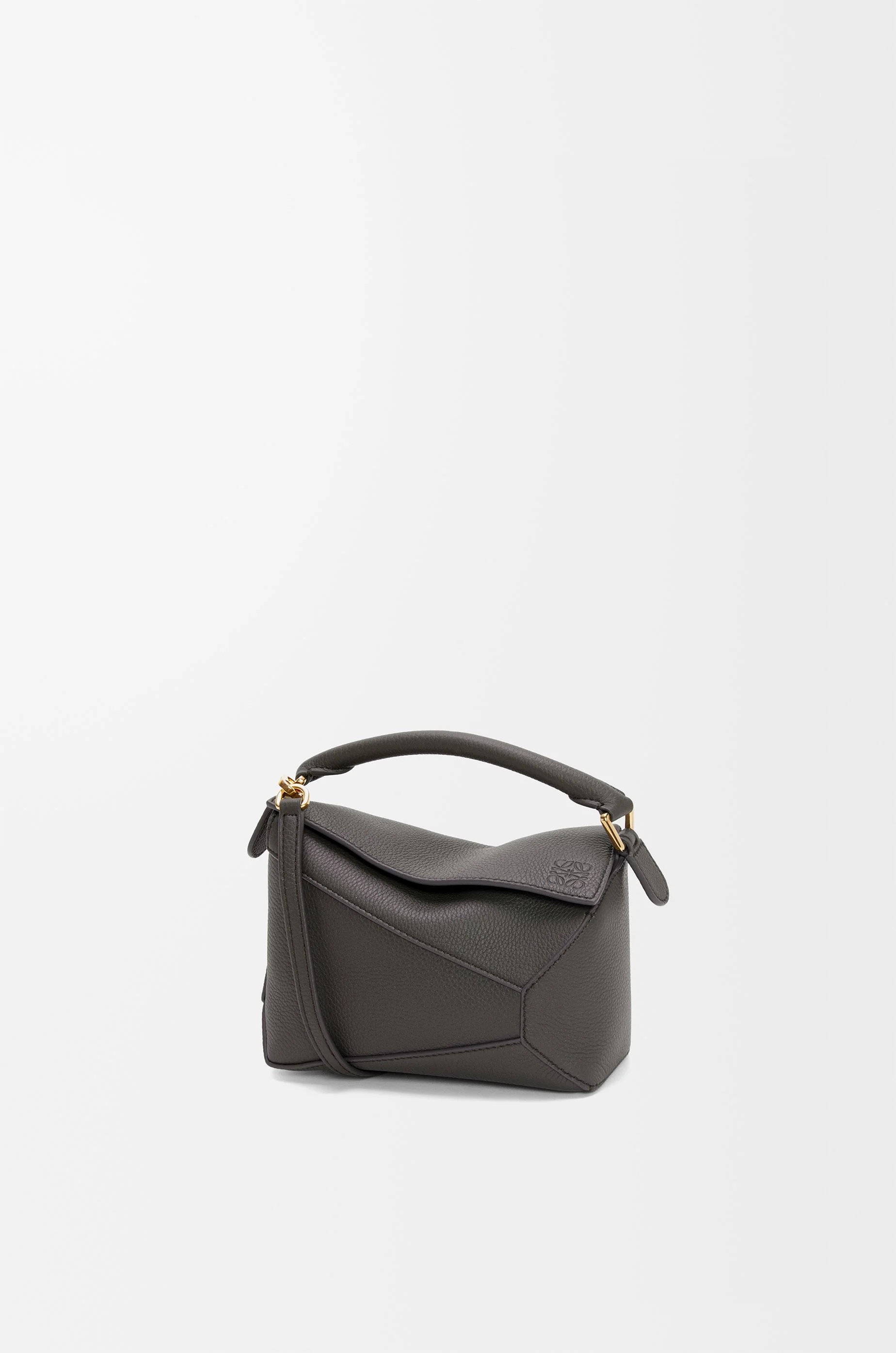 Mini Puzzle bag in soft grained calfskin - 1