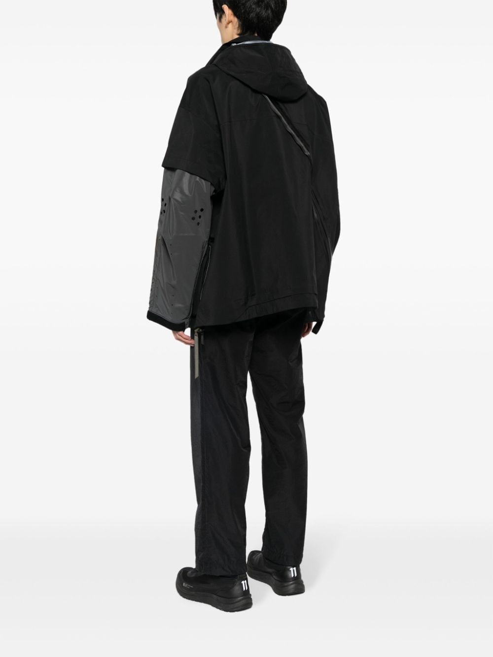 hooded zip-up jacket - 4