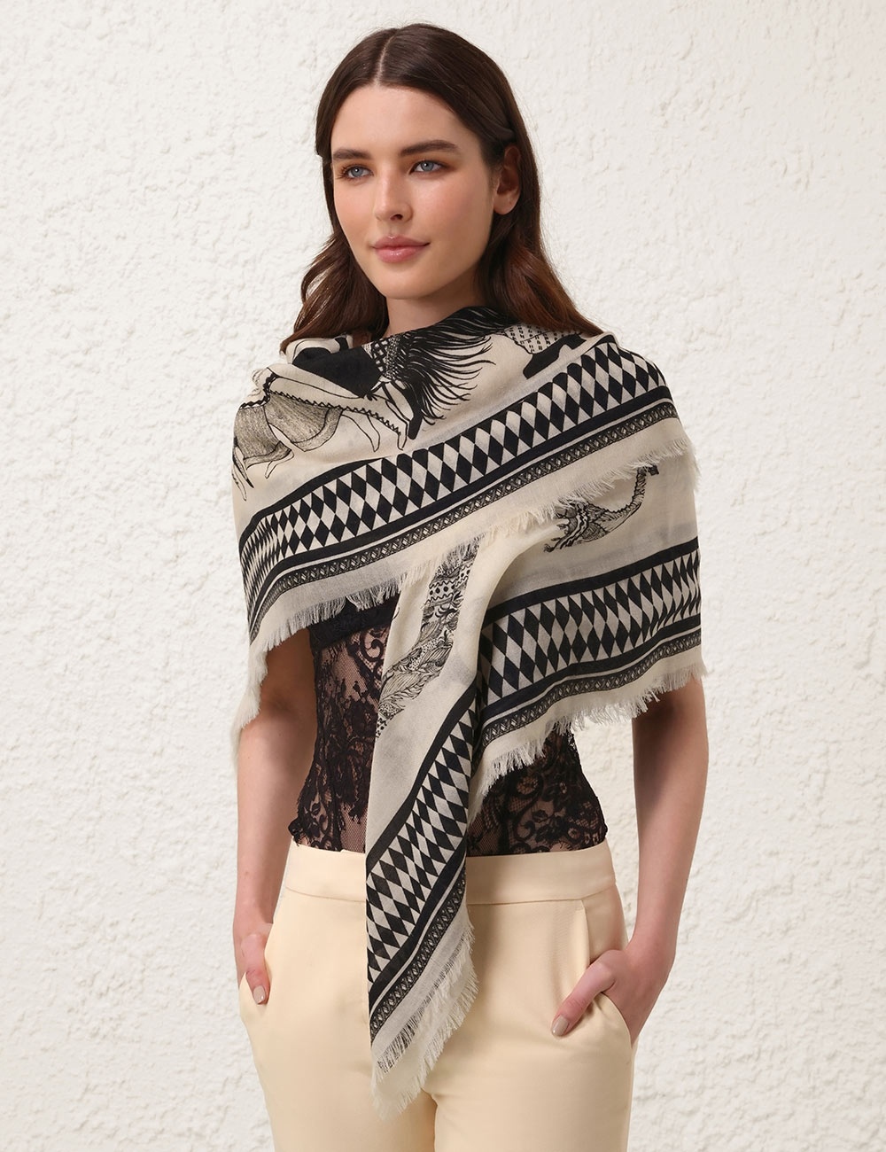 PRINTED SHAWL - 2