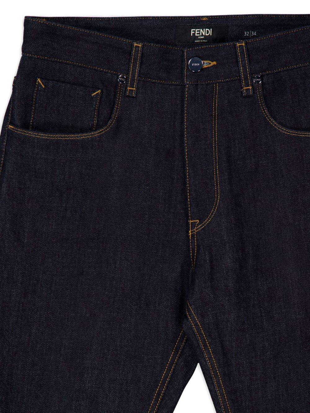 Selleria logo-embroidered jeans - 4