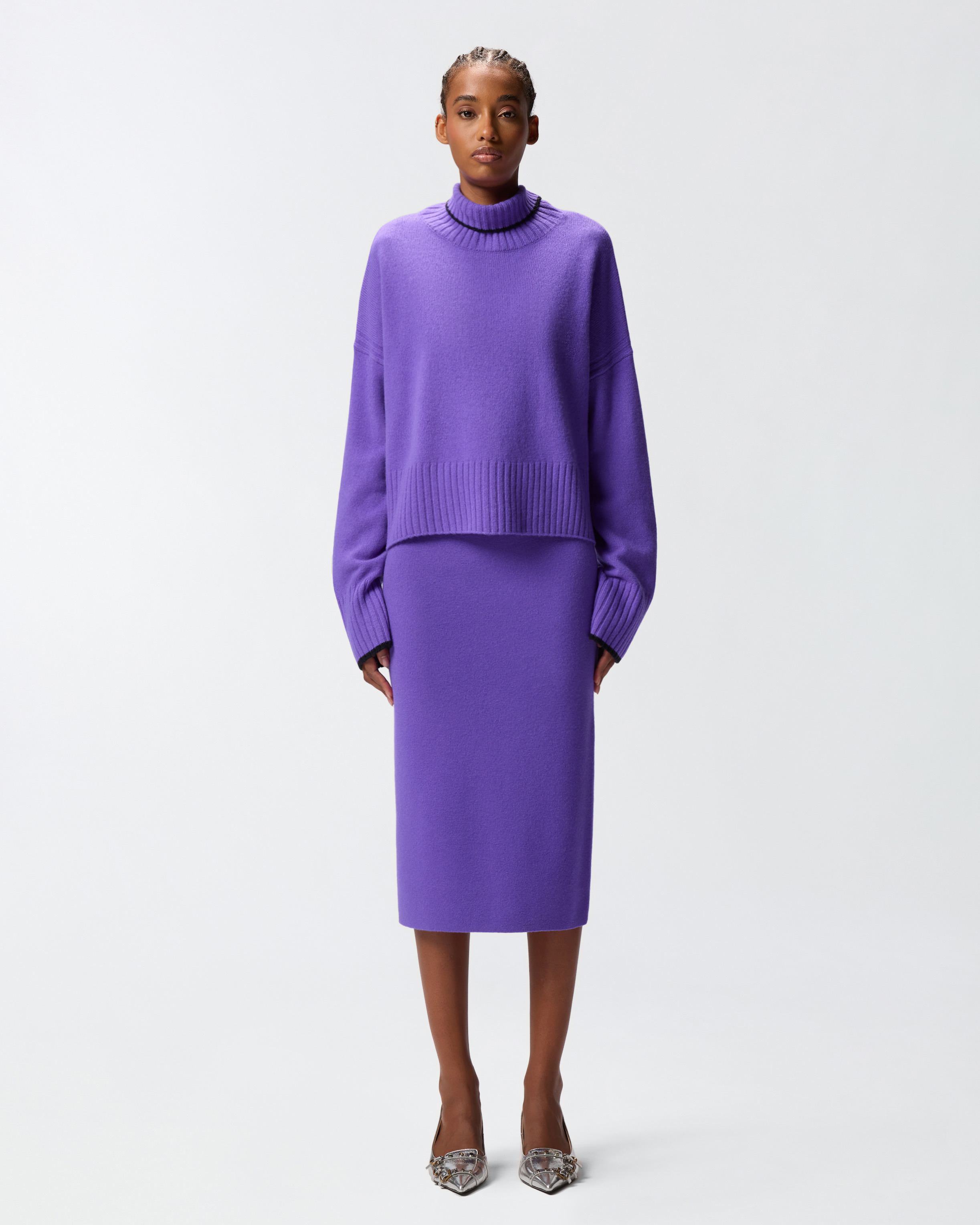 KNIT POLO-NECK SWEATER - 3