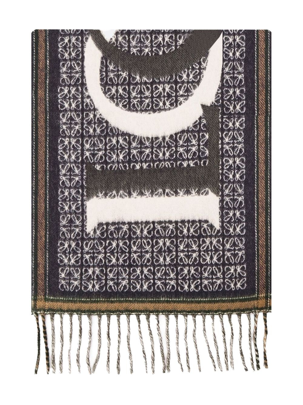 Love jacquard scarf - 1