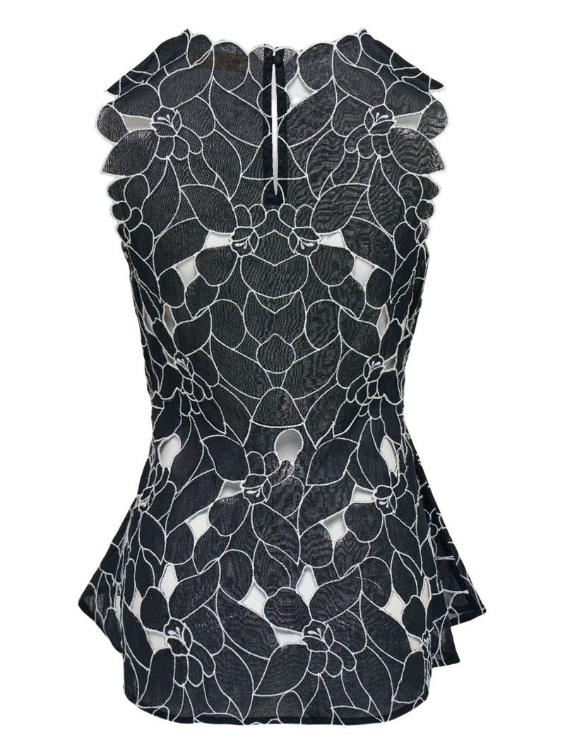 ULLA JOHNSON Ali floral tank top outlook