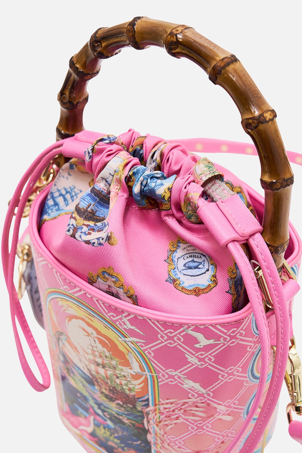 DRAWSTRING BUCKET BAG - 7