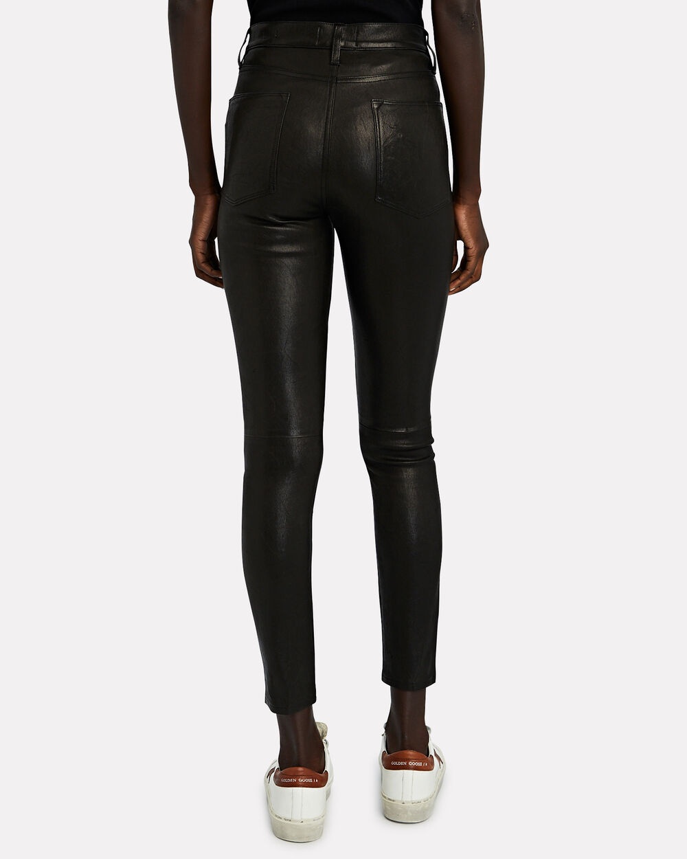 Le High Skinny Leather Pants - 5