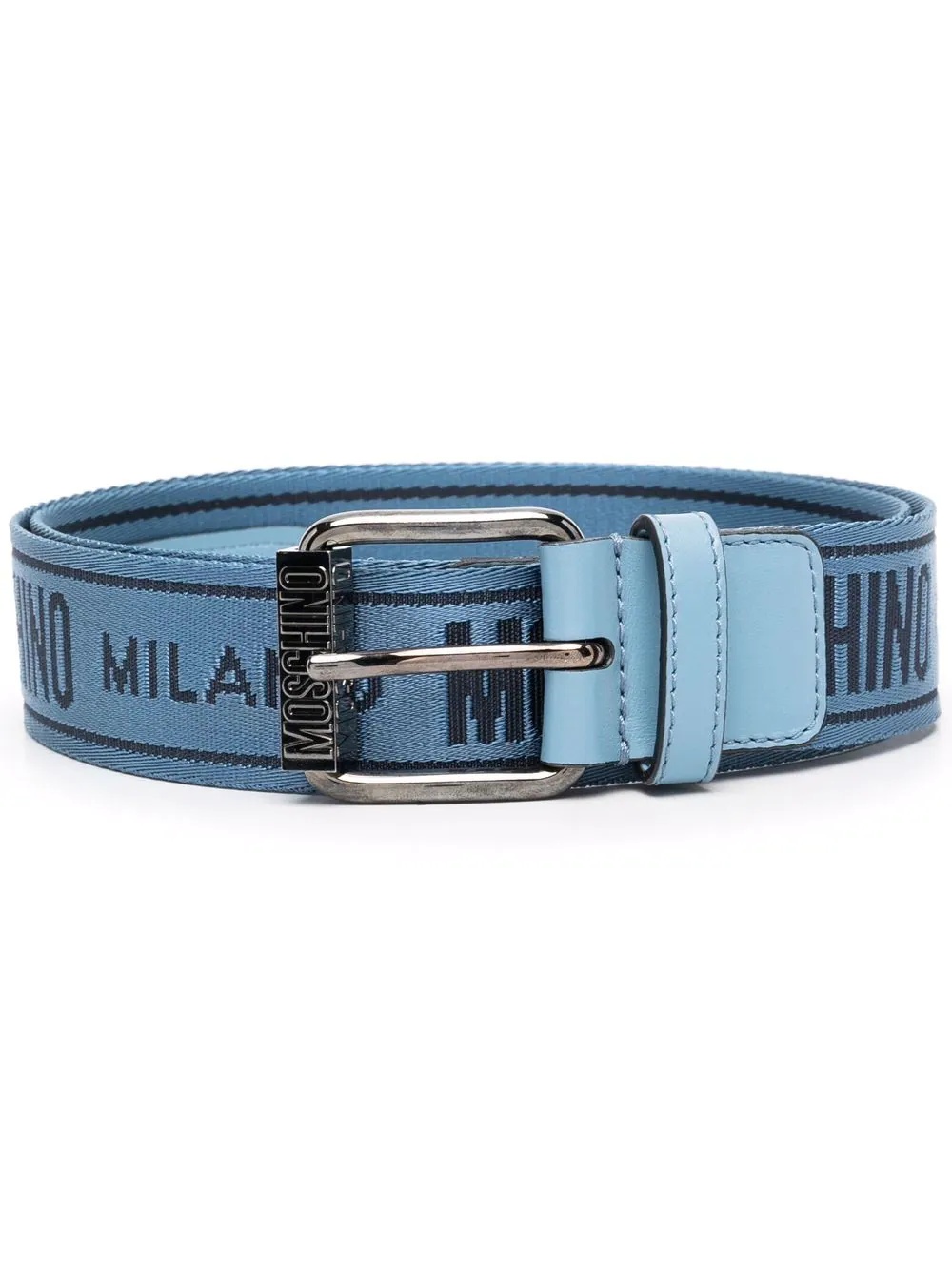 logo-print belt - 1