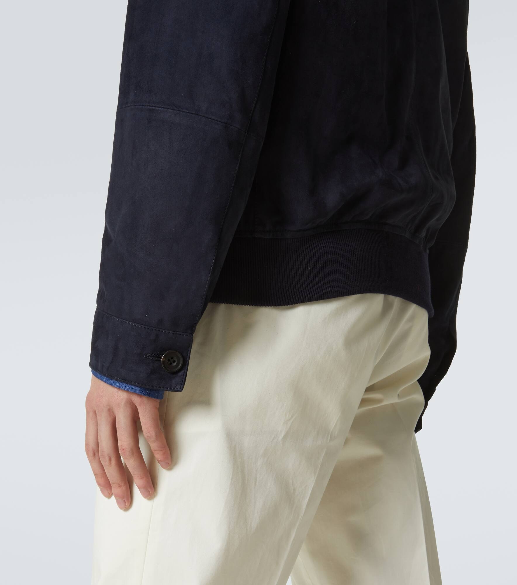 Suede bomber jacket - 7