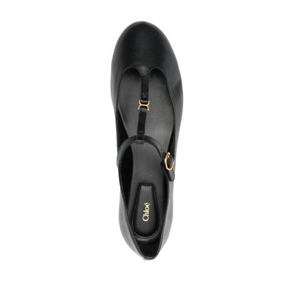 CHLOÈ FLAT SHOES BLACK - 3