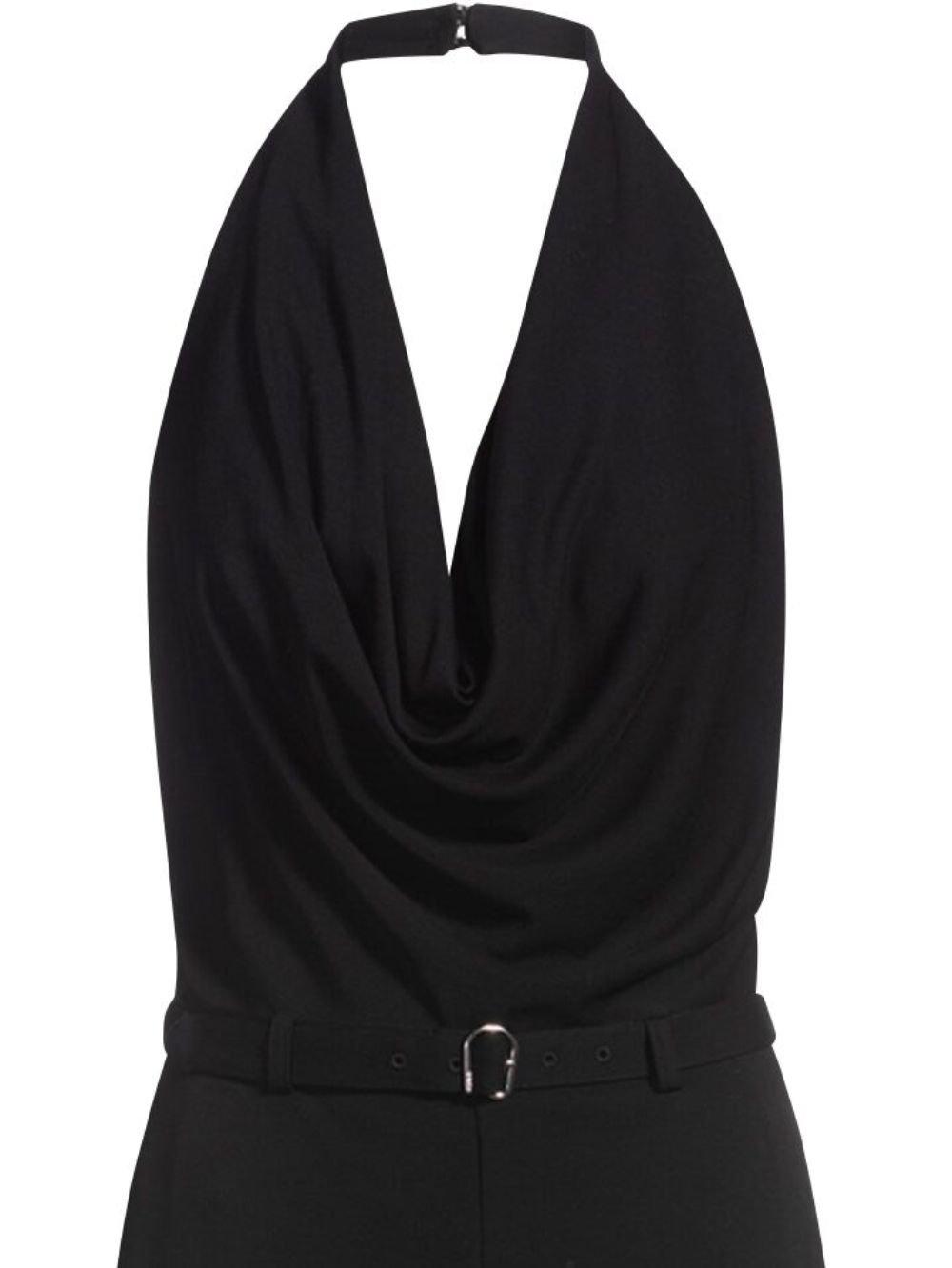 draped-detail jumpsuit - 2