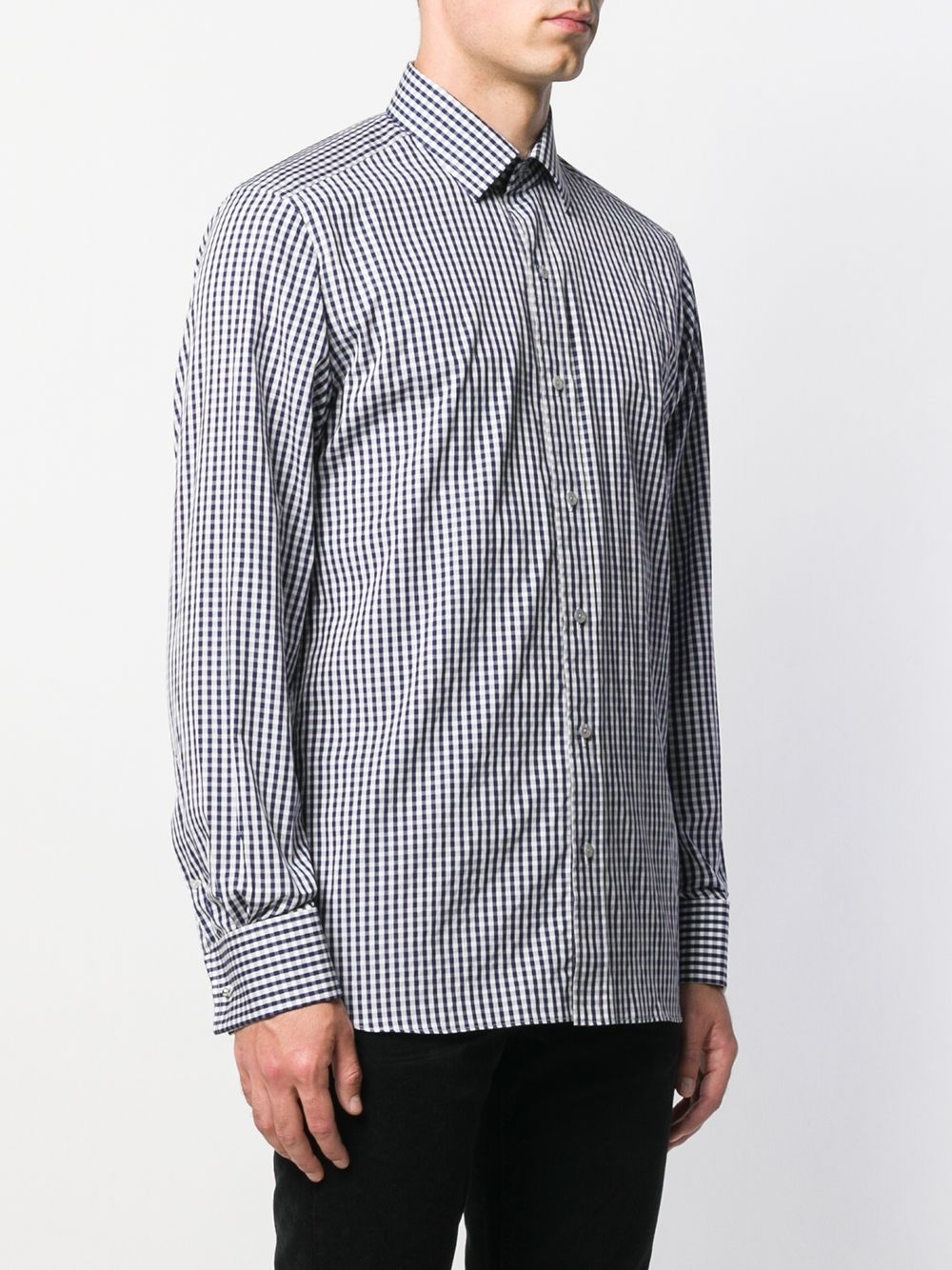 check slim-fit shirt - 3