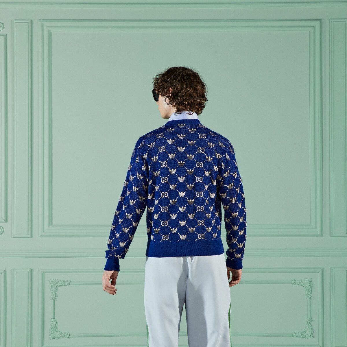 adidas x Gucci GG Trefoil cardigan - 6