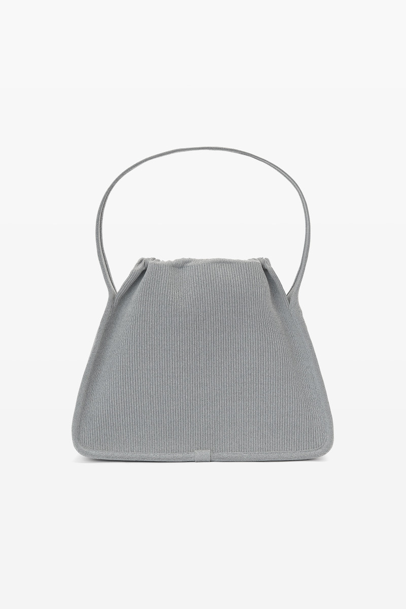 RYAN LARGE BAG IN REFLECTIVE RIB KNIT 5