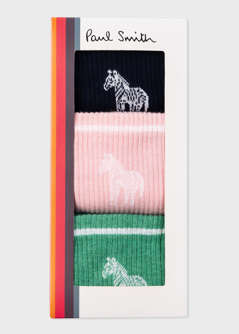 Paul Smith 'Zebra' Socks Three Pack outlook
