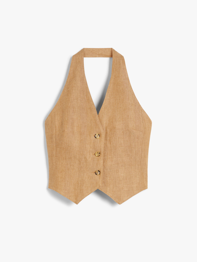SAURO Linen Batavia waistcoat - 1