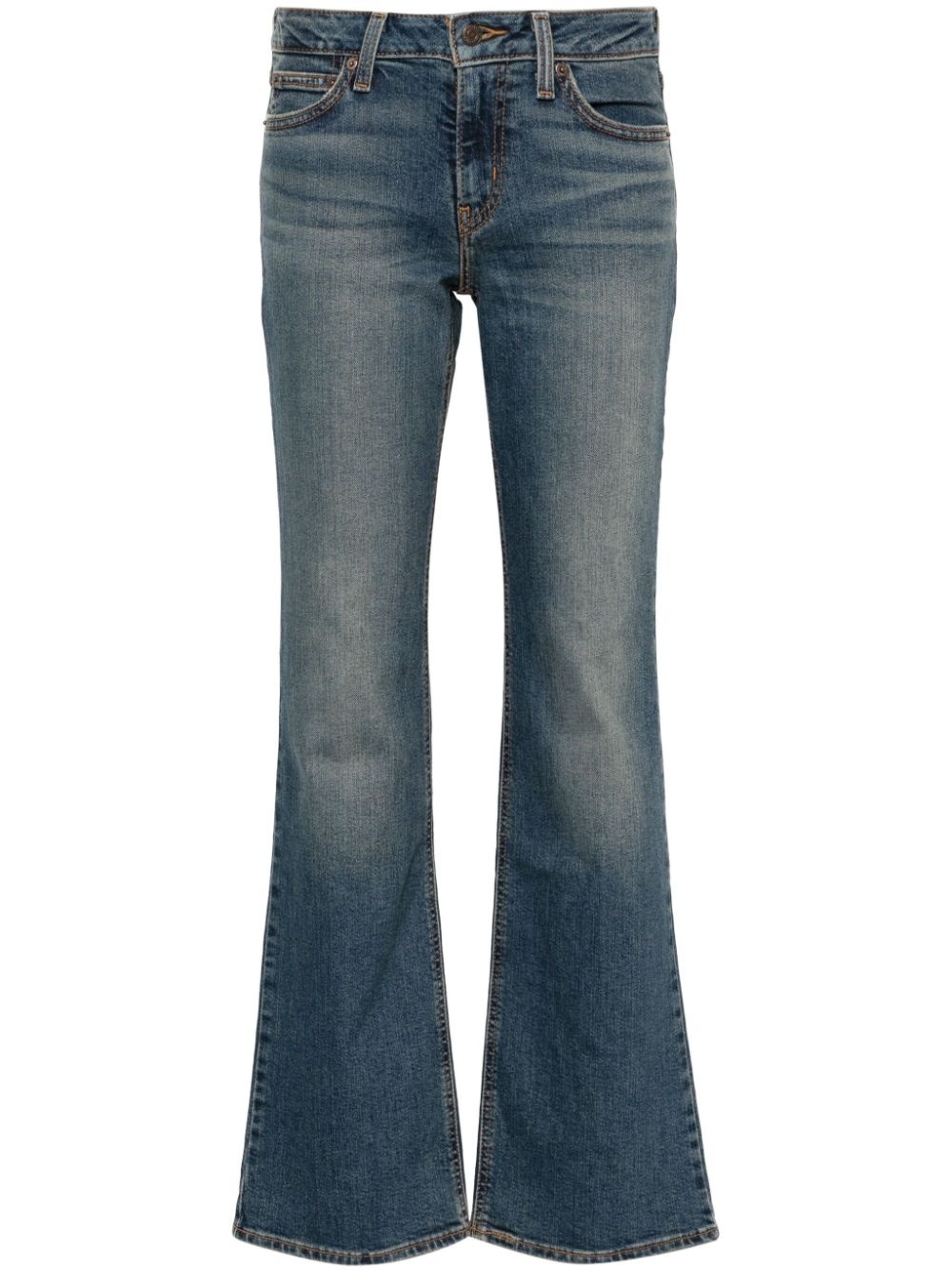 low-rise bootcut jeans - 1