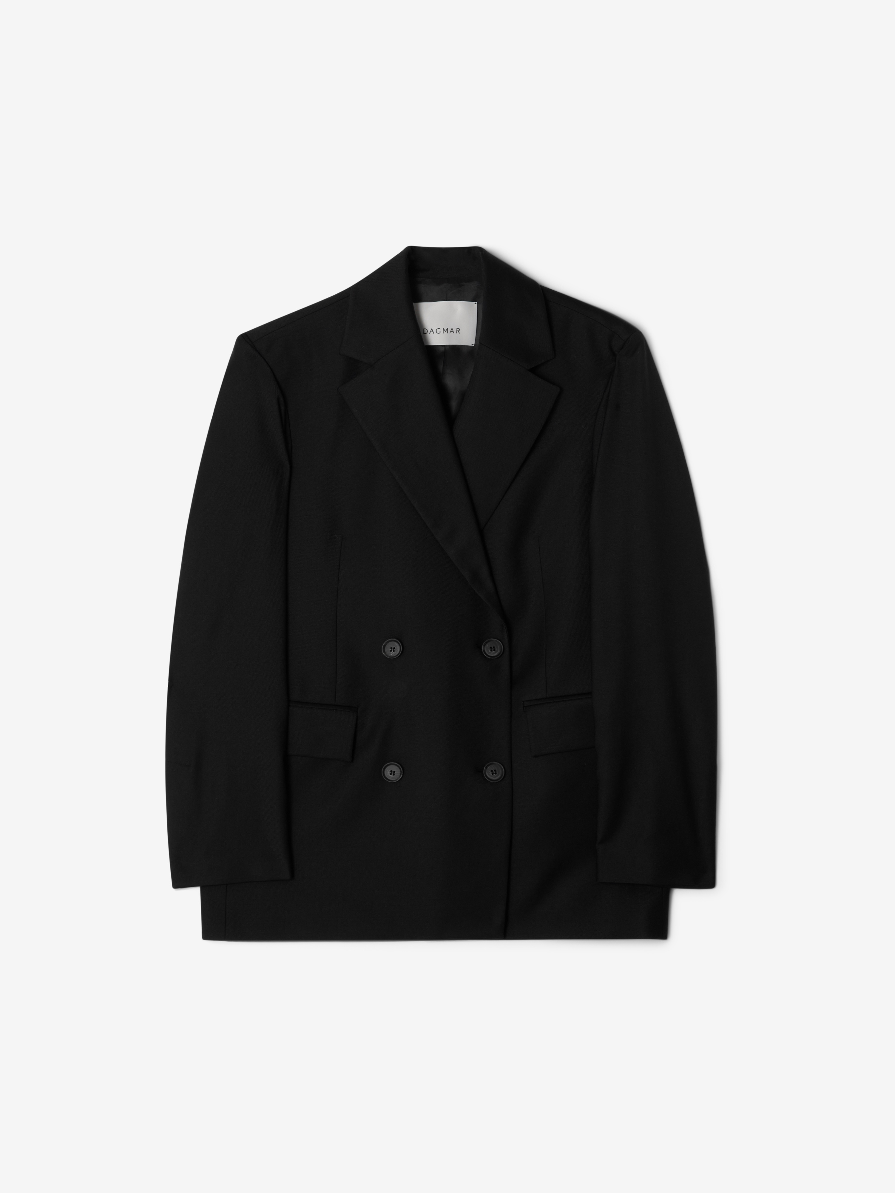 Classic wool blazer black - 8