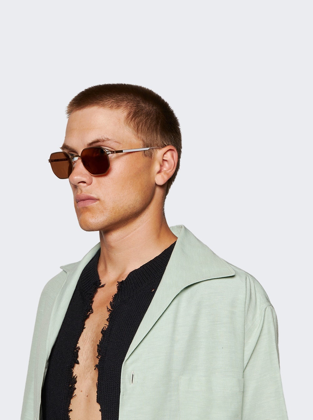 X Leica Co Ml15 Sunglasses Light Champagne Gold - 3