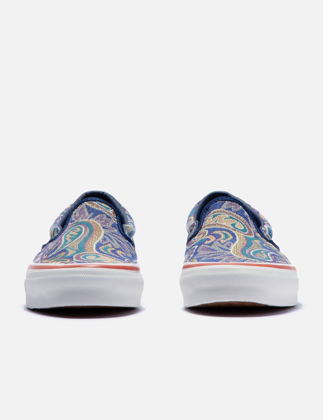 VANS VAULT X NIGEL CABOURN OG CLASSIC SLIP-ON LX NIGEL CABOURN PAISLEY VINTAGE BLUE - 2