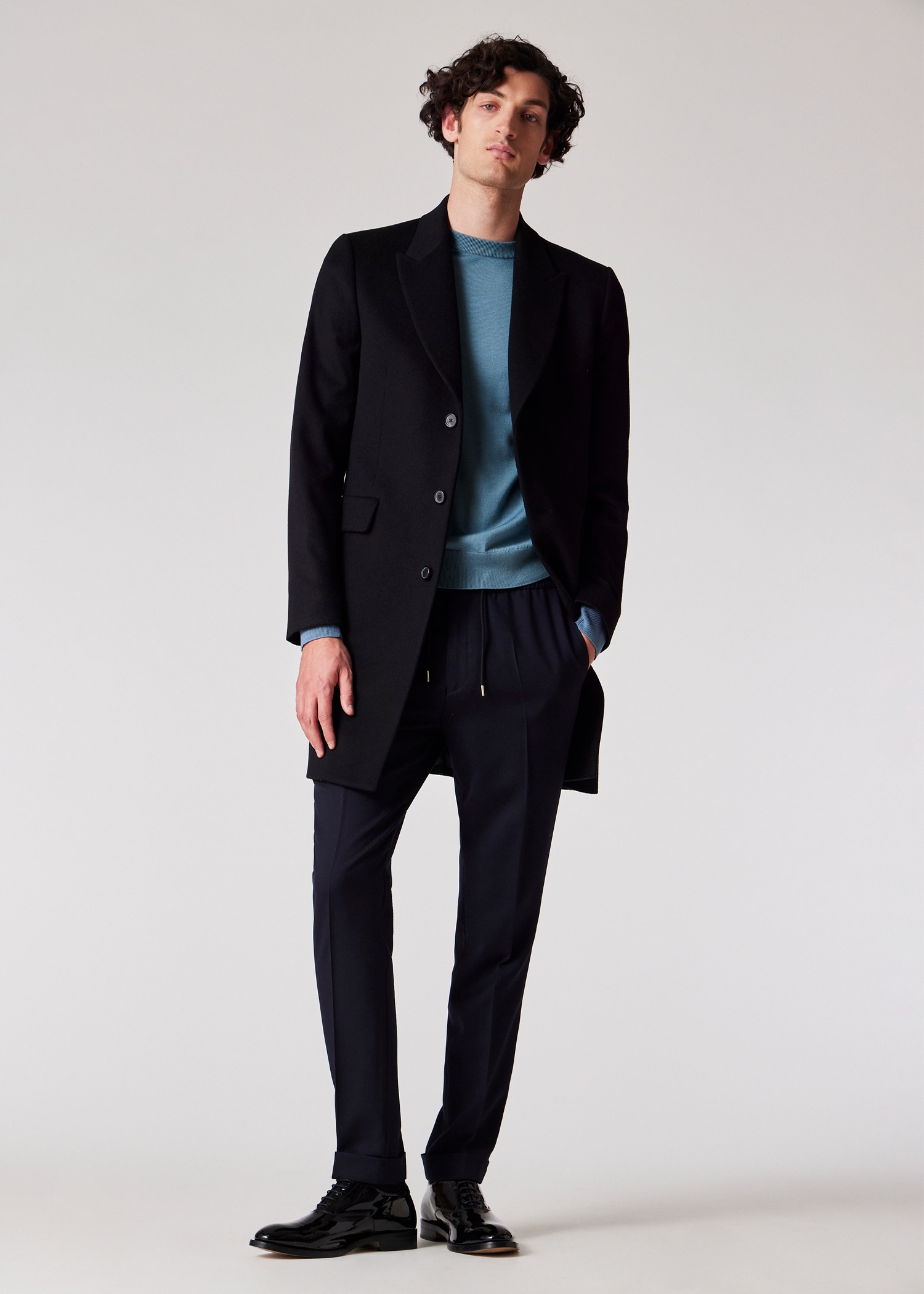 Light Blue Merino Wool Sweater - 4