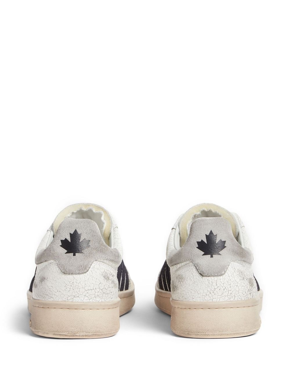 Boxer distressed low-top sneakers - 3