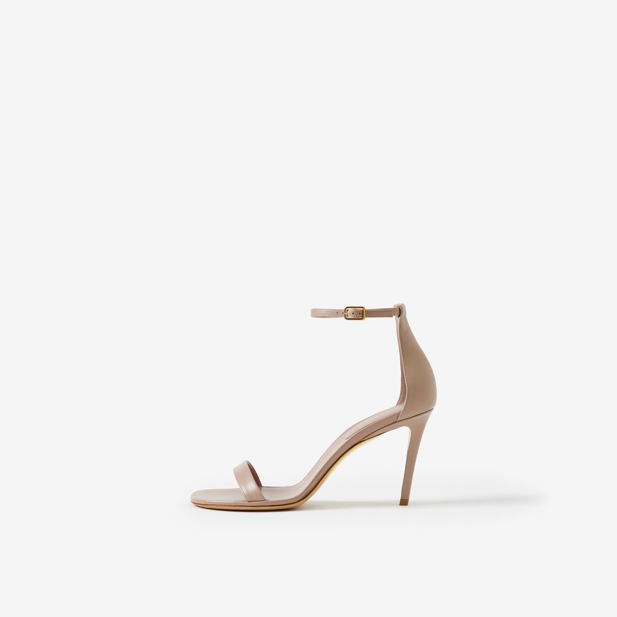 Stiletto-heel Leather Sandals - 5