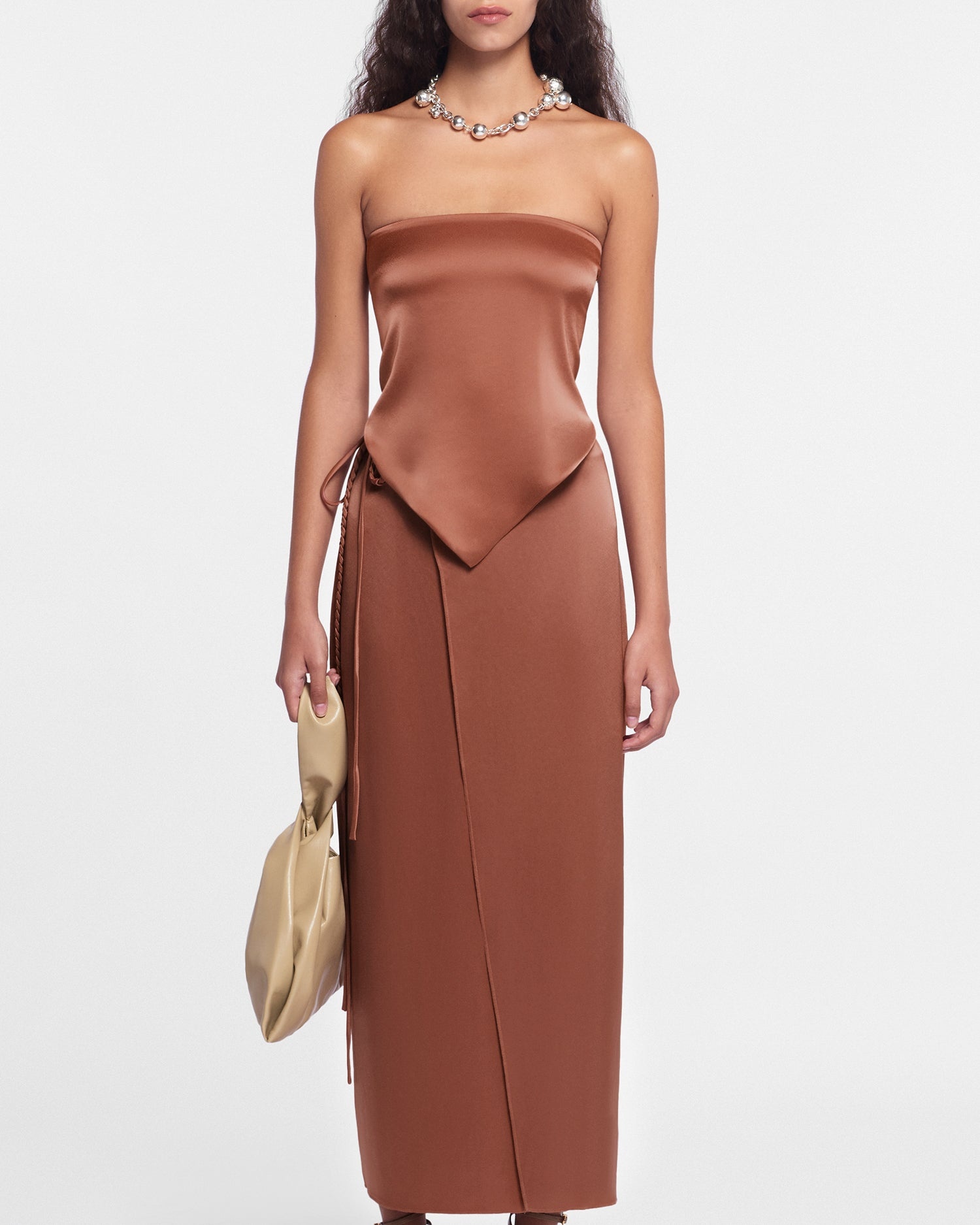 Slip Satin Scarf - 1