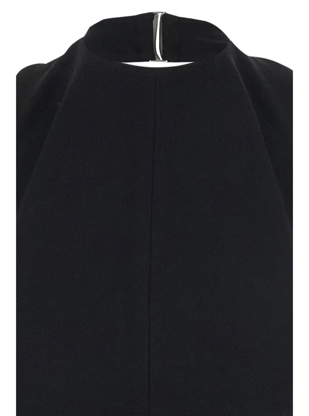 Jacquemus Women 'La Robe Favola' Black Long Dress With High American Neckline And Flared Design In T - 3