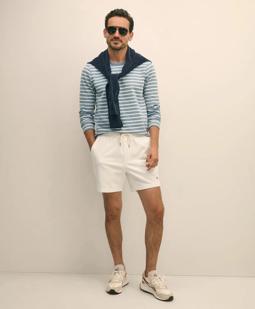 6" Friday Shorts in 8-Wale Cotton Corduroy - 1