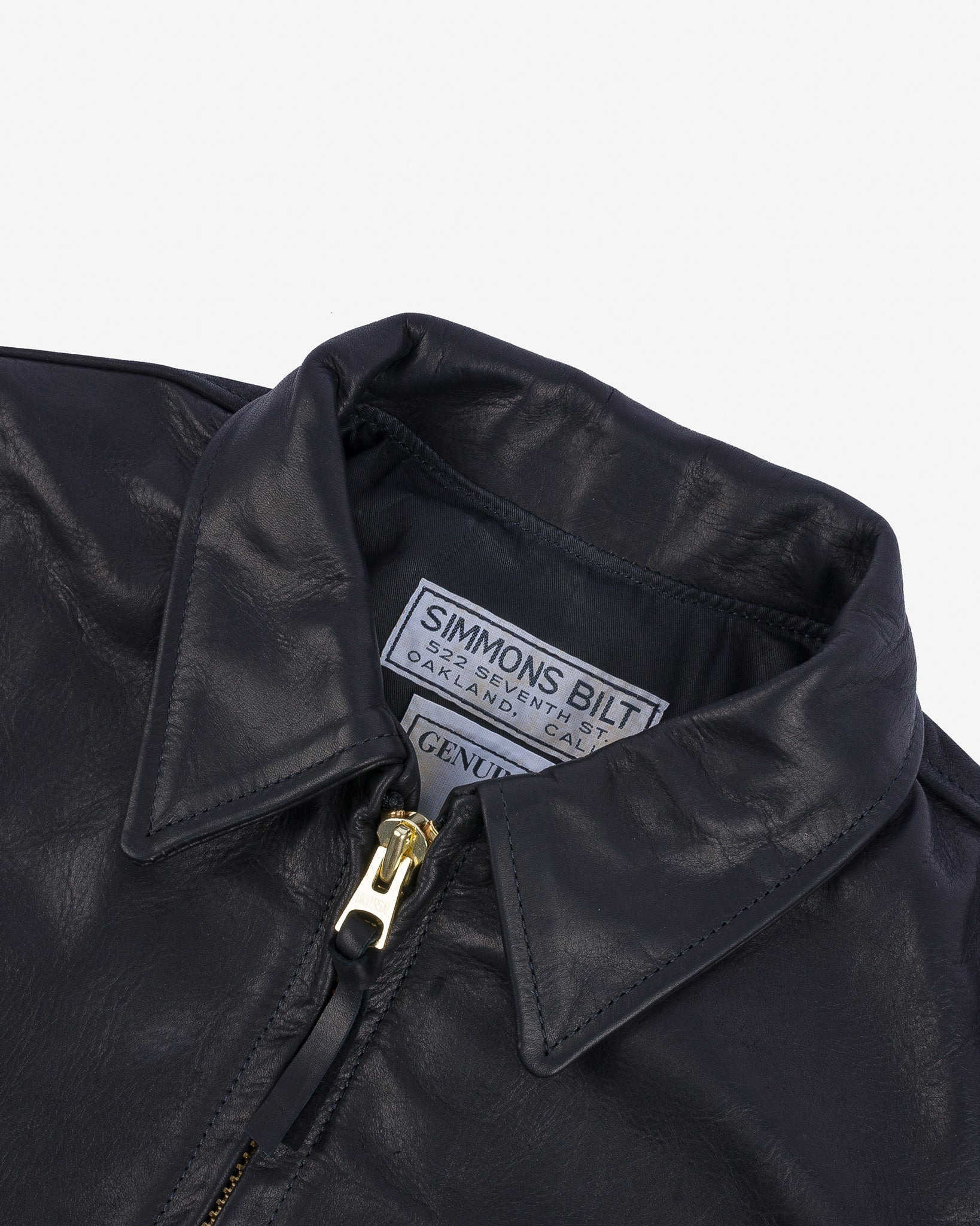 IHSB-SAV-BLK Iron Heart x Simmons Bilt Horsehide Savannah Jacket - Black - 7
