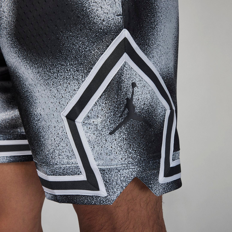 Jordan Air Jordan Dri-fit Sport Diamond Pattern Shorts 'Black Wolf Gray Wolf Gray' FB7577-070 outlook