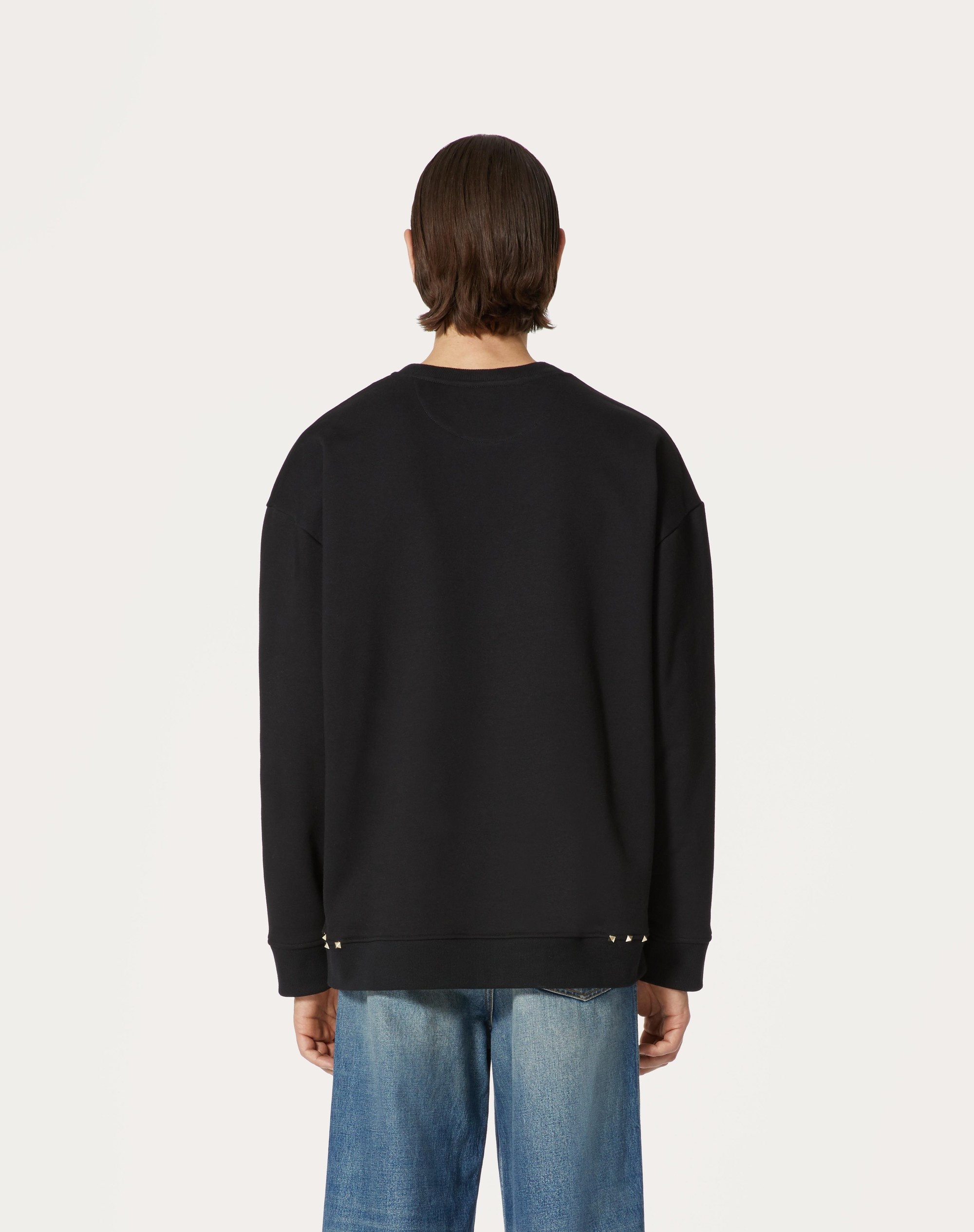 VALENTINO GARAVANI ROCKSTUD PET CUSTOMISABLE UNISEX CREWNECK SWEATSHIRT - 7