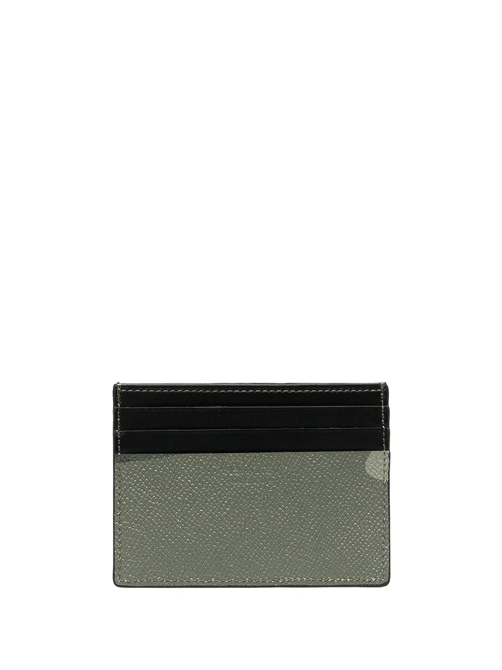 camouflage leather cardholder  - 2