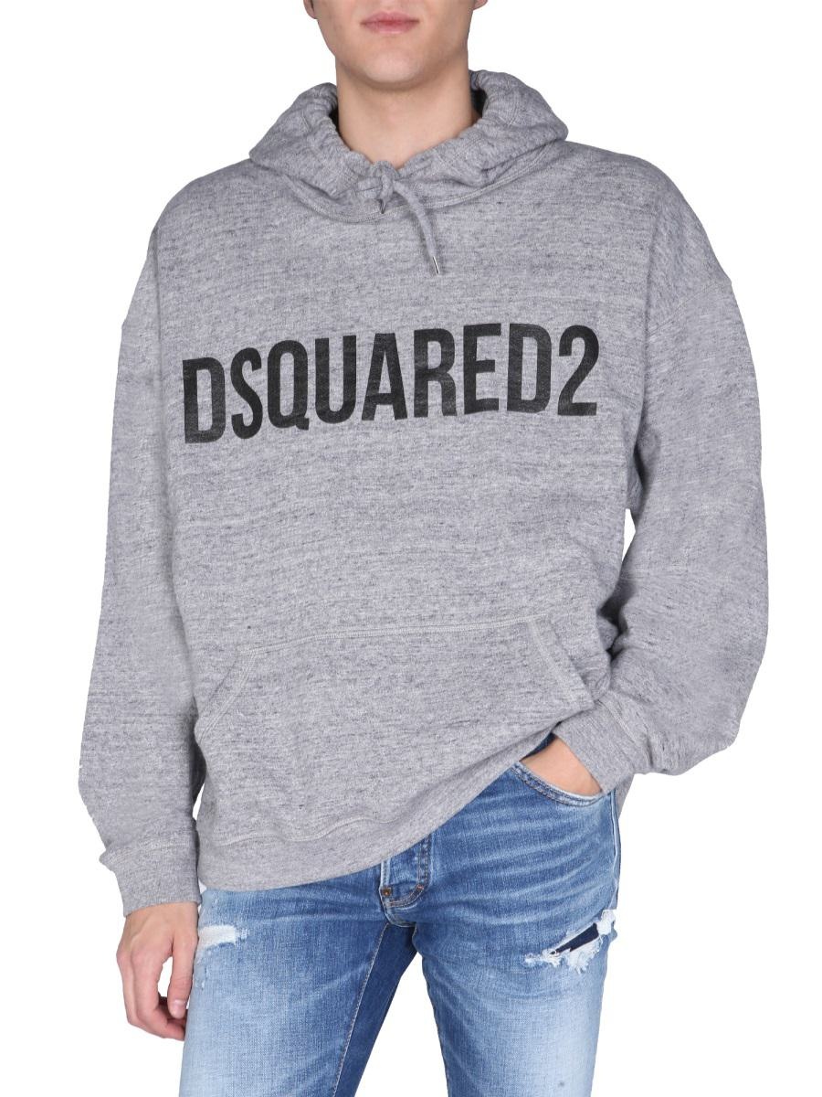 Dsquared2 DSQUARED2 SWEATSHIRT WITH LOGO PRINT - 4