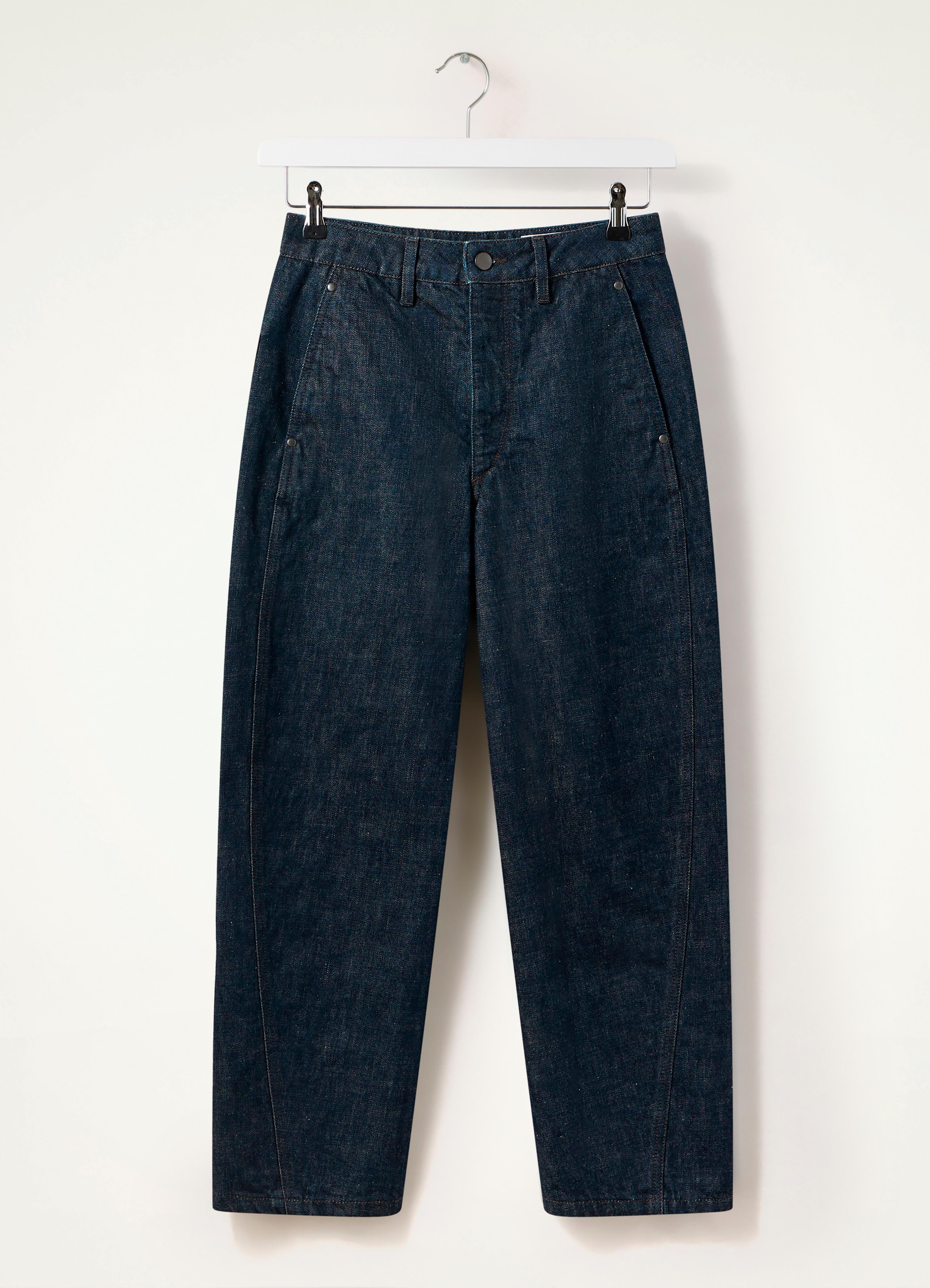 LEMAIRE cotton straight trousers - Blue